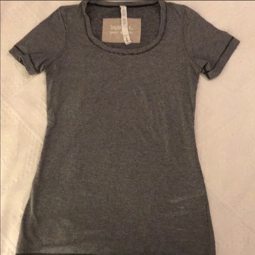 Lulu Lemon Striped Tee 🍋